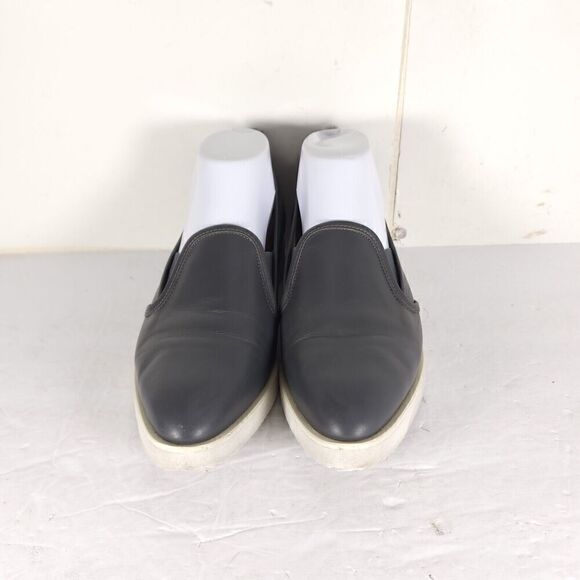 Everlane Women's The Street US 9 Dark Gray Leather Slip On Loafer Shoes Italy - Picture 4 of 15